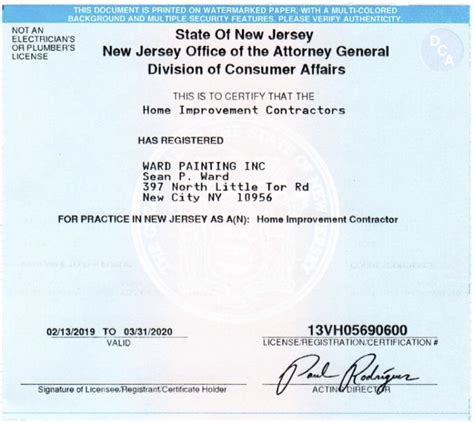 You may renew for thirty days after your license expires and pay a late fee of 100. . Nj consumer affairs license renewal